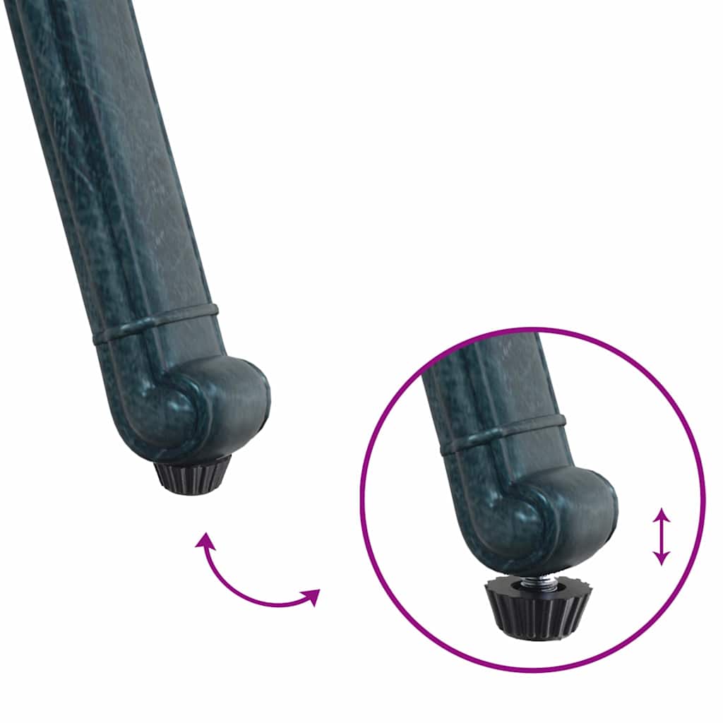 vidaXL Καρέκλα Κήπου 2 pcs Πράσινο 56 x 55 x 92.5εκ Αλουμίνιο
