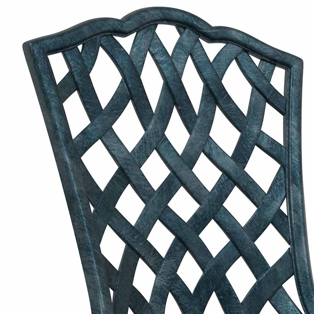vidaXL Καρέκλα Κήπου 2 pcs Πράσινο 39 x 40 x 87εκ Αλουμίνιο