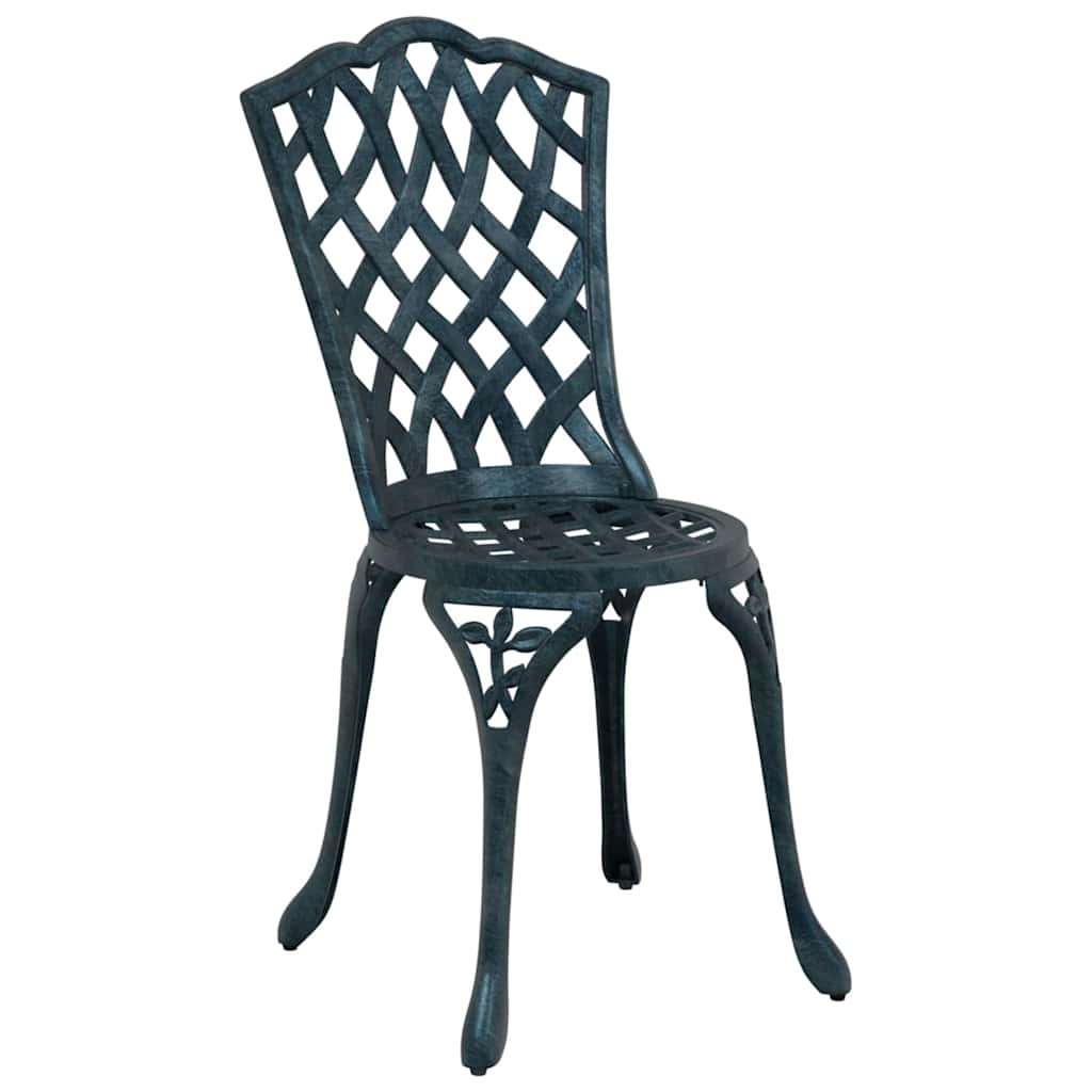 vidaXL Καρέκλα Κήπου 2 pcs Πράσινο 39 x 40 x 87εκ Αλουμίνιο