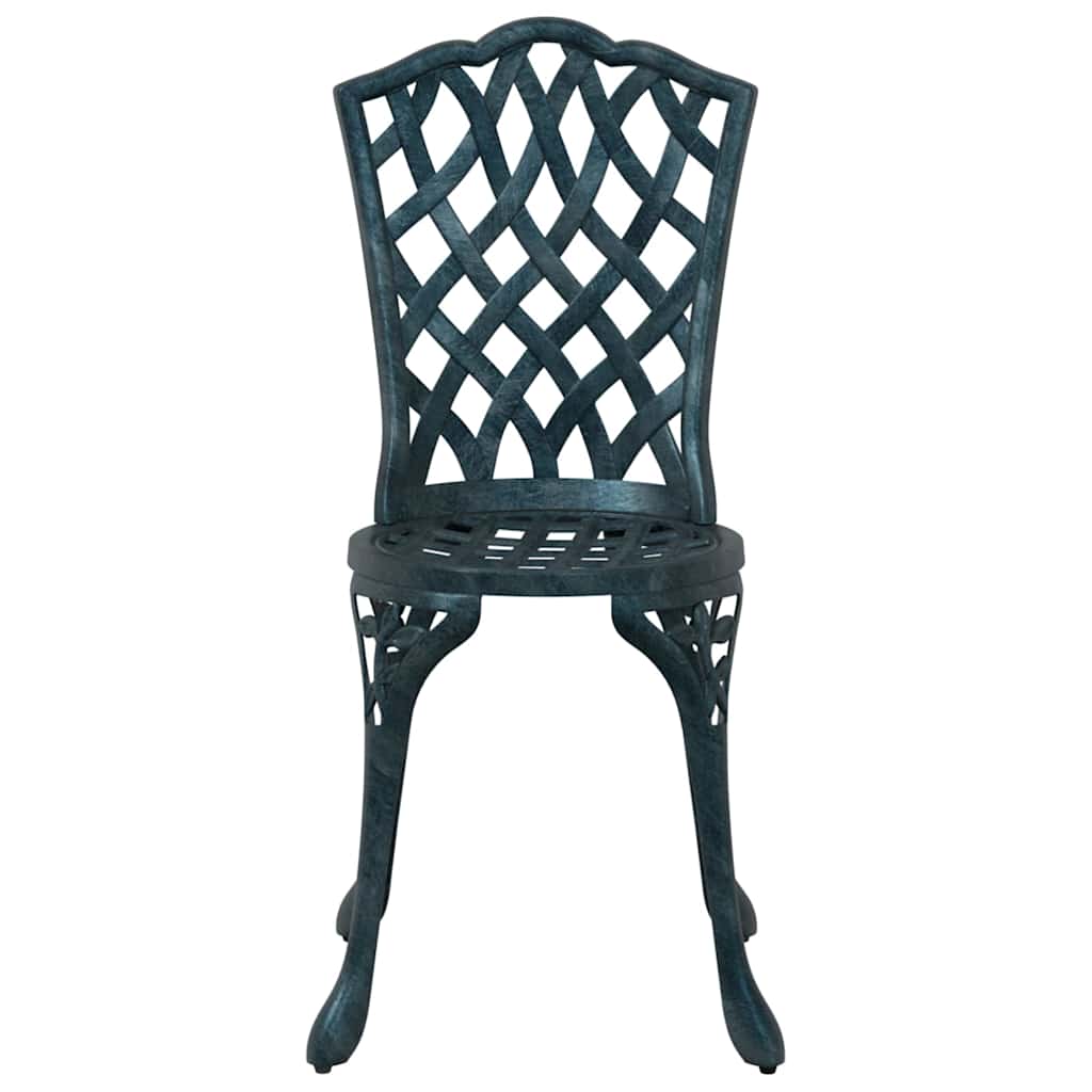 vidaXL Καρέκλα Κήπου 2 pcs Πράσινο 39 x 40 x 87εκ Αλουμίνιο