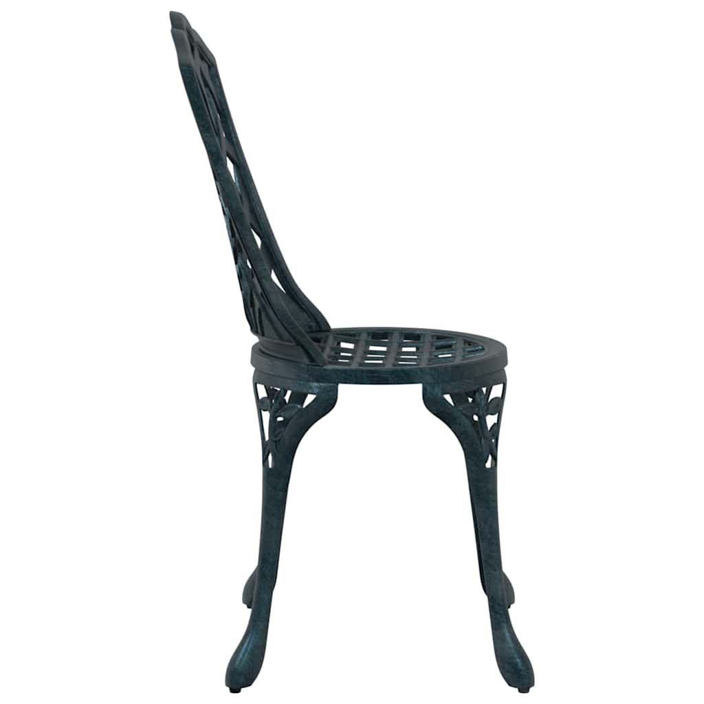 vidaXL Καρέκλα Κήπου 2 pcs Πράσινο 39 x 40 x 87εκ Αλουμίνιο