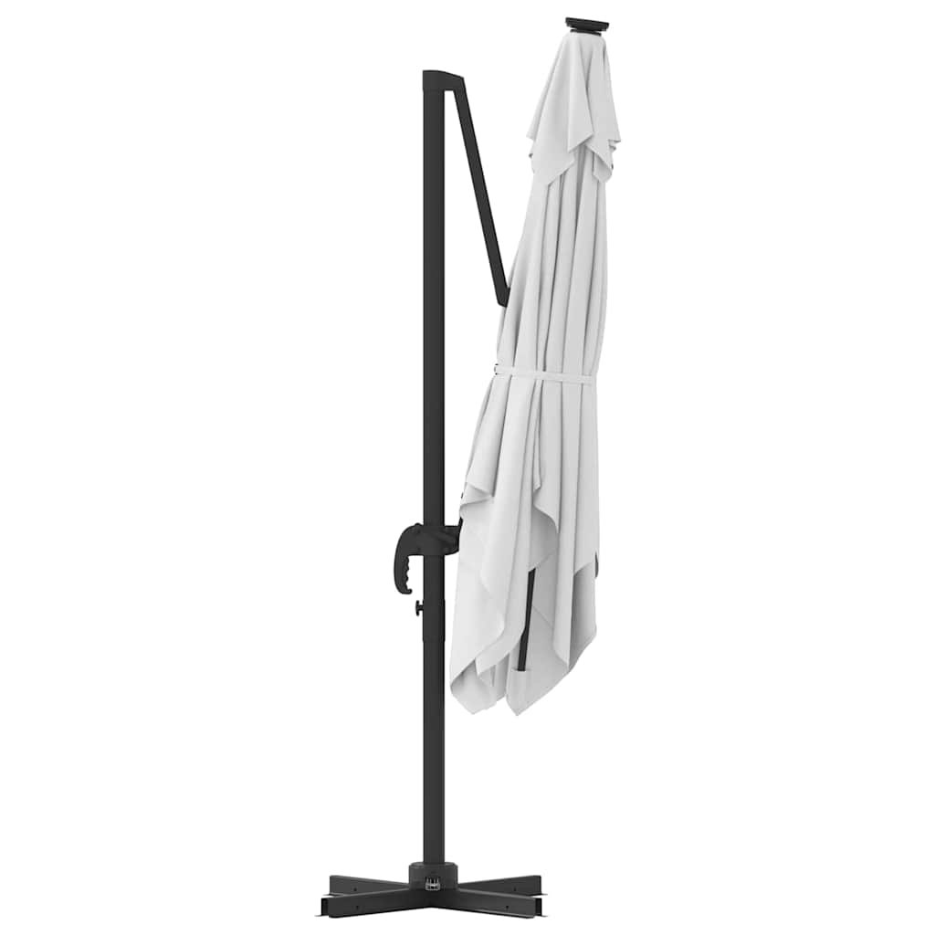 vidaXL Ρώμη Ομπρέλα Μπεζ 286 x 284 x 265 εκ Αλουμίνιο και Πολυεστέρας