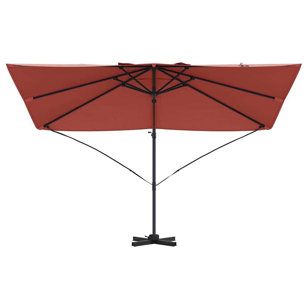 vidaXL Ομπρέλα ηλίου Τερακότα 351 x 250 x 260 εκ
