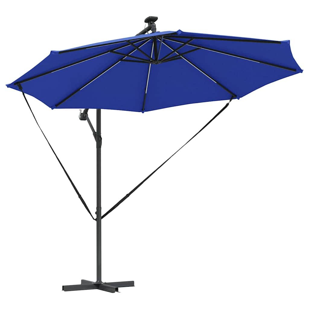 vidaXL Ομπρέλα ηλίου 294 x 294 x 248 cm Πολυεστέρας και Αλουμίνιο