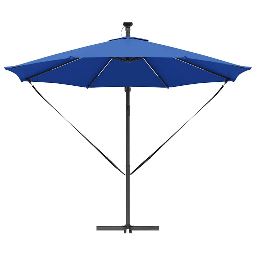 vidaXL Ομπρέλα ηλίου 294 x 294 x 248 cm Πολυεστέρας και Αλουμίνιο