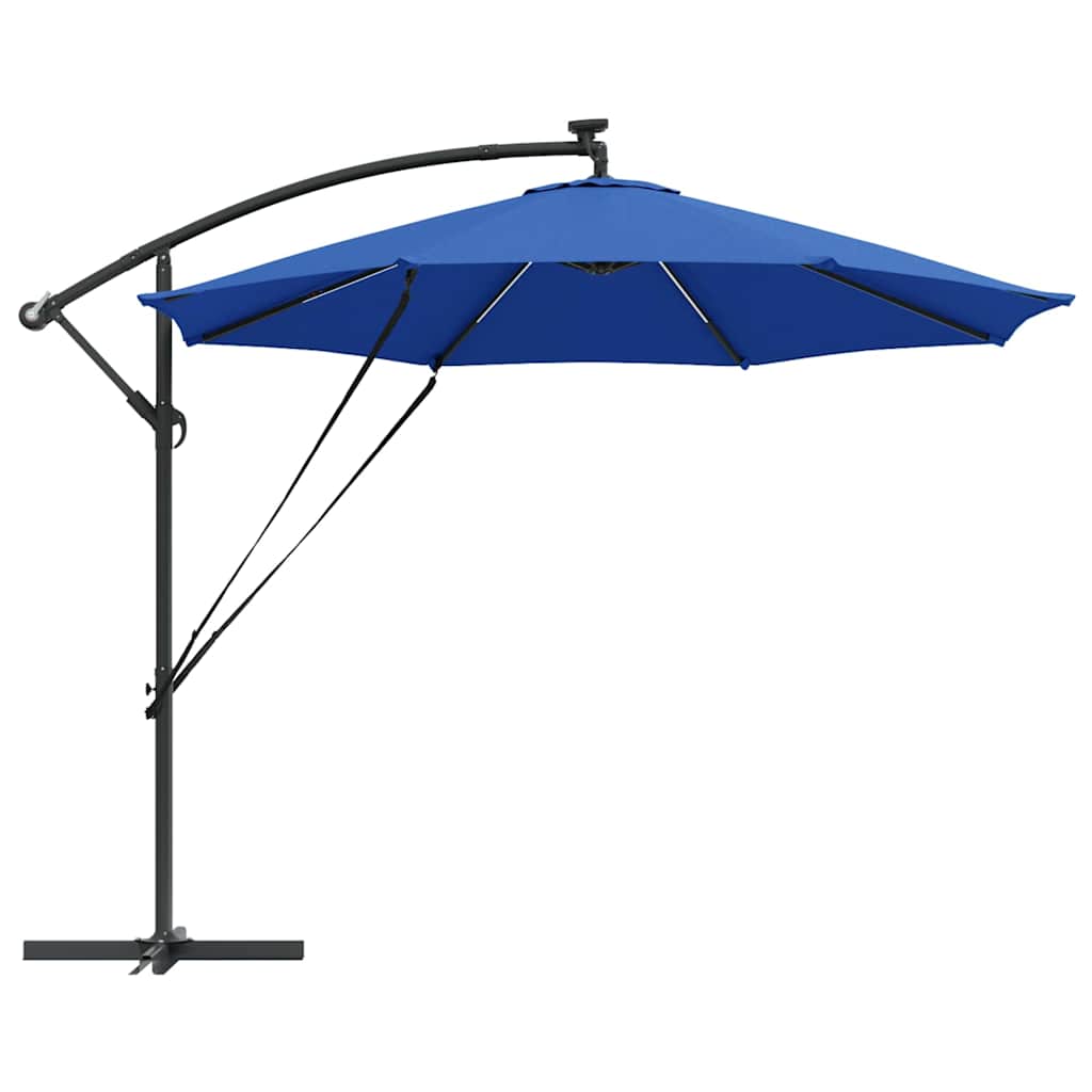 vidaXL Ομπρέλα ηλίου 294 x 294 x 248 cm Πολυεστέρας και Αλουμίνιο