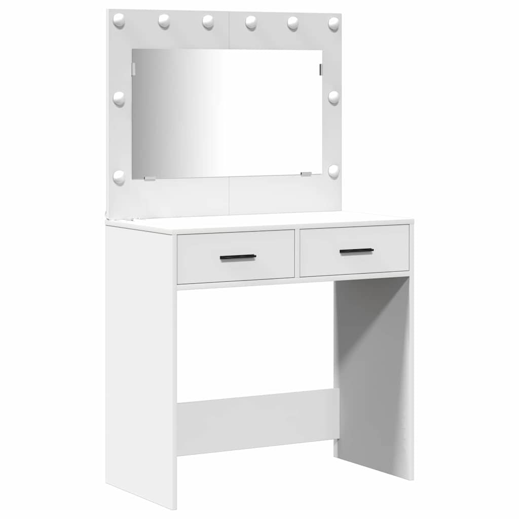 vidaXL Τραπέζι περιποίησης 2 τμχ. Λευκό 78.5 x 41 x 135 εκ