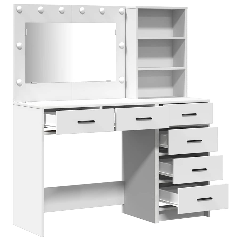 vidaXL Τραπέζι περιποίησης 2 τμχ. Λευκό 78.5 x 41 x 135 εκ