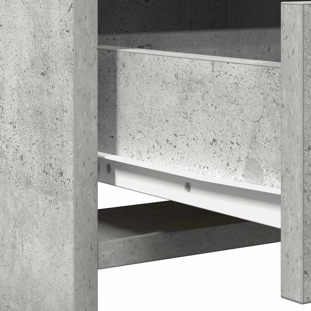 vidaXL Τραπέζι περιποίησης 2 τμχ. Γκρι 78.5 x 41 x 135 εκ