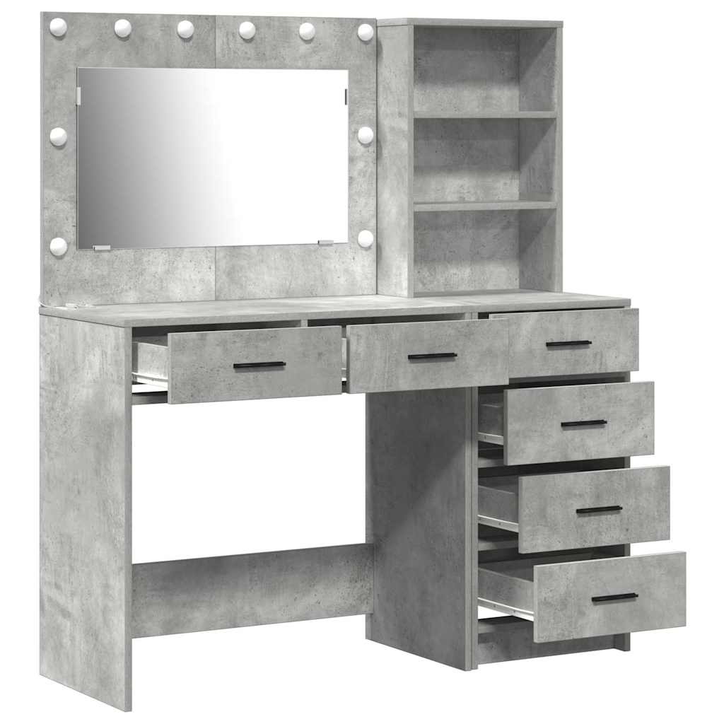 vidaXL Τραπέζι περιποίησης 2 τμχ. Γκρι 78.5 x 41 x 135 εκ