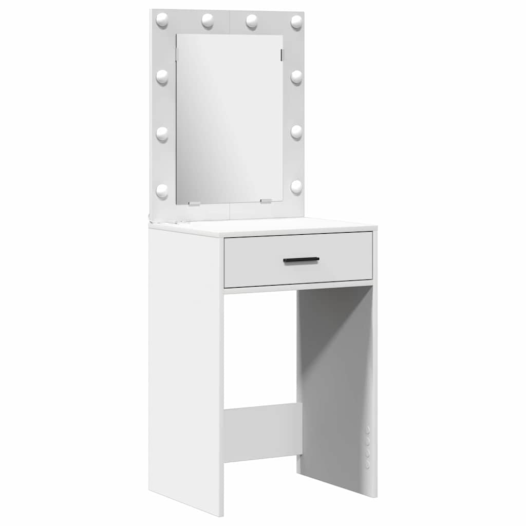 vidaXL Τραπέζι περιποίησης 2 τμχ. Λευκό 50 x 41 x 135 εκ