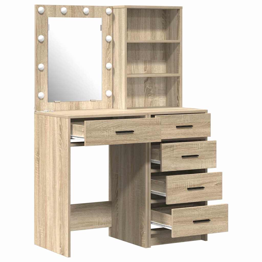 vidaXL Τραπέζι περιποίησης 2 τμχ. Καφέ 50 x 41 x 135 εκ
