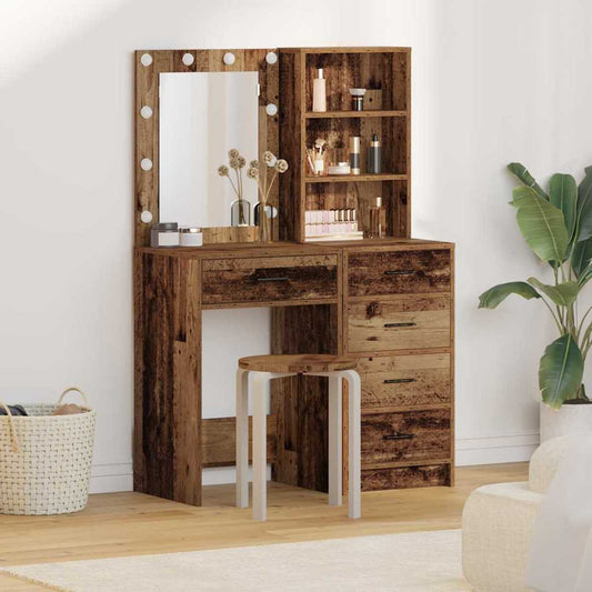 vidaXL Τραπέζι περιποίησης 2 τμχ. Καφέ 50 x 41 x 135 εκ
