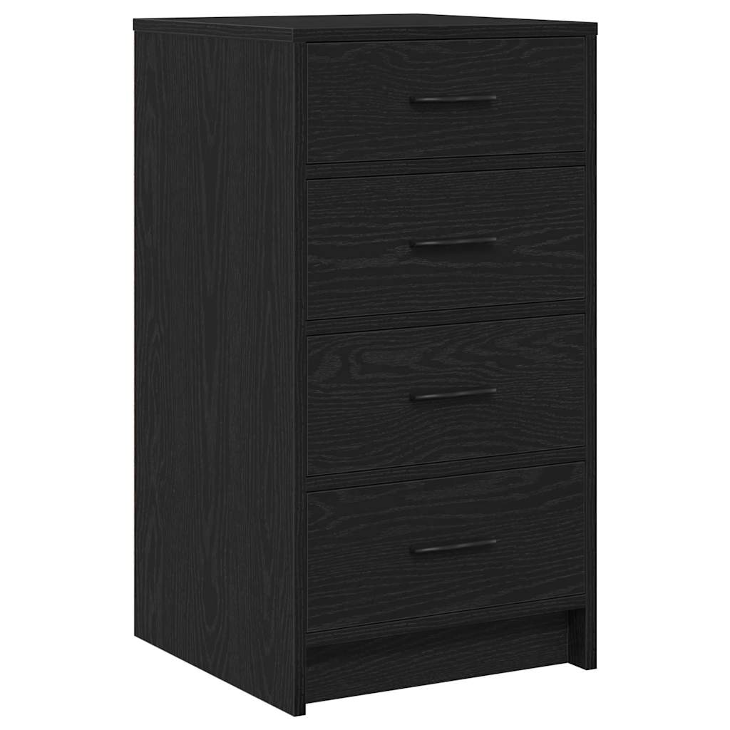 vidaXL Τραπέζι περιποίησης 3 τμχ. Μαύρη Οξυά 78,5 x 41 x 135 εκ