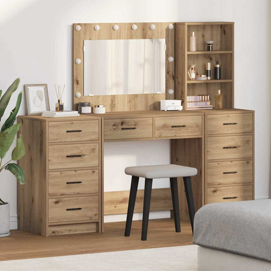 vidaXL Τραπέζι περιποίησης 3 τμχ. Artisan Oak 78,5 x 41 x 135 εκ