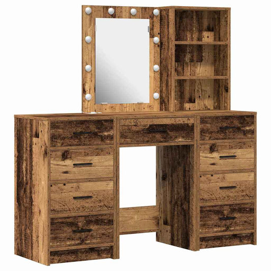 vidaXL Τραπέζι περιποίησης 3 τμχ. Καφέ 40 x 41 x 135 εκ.