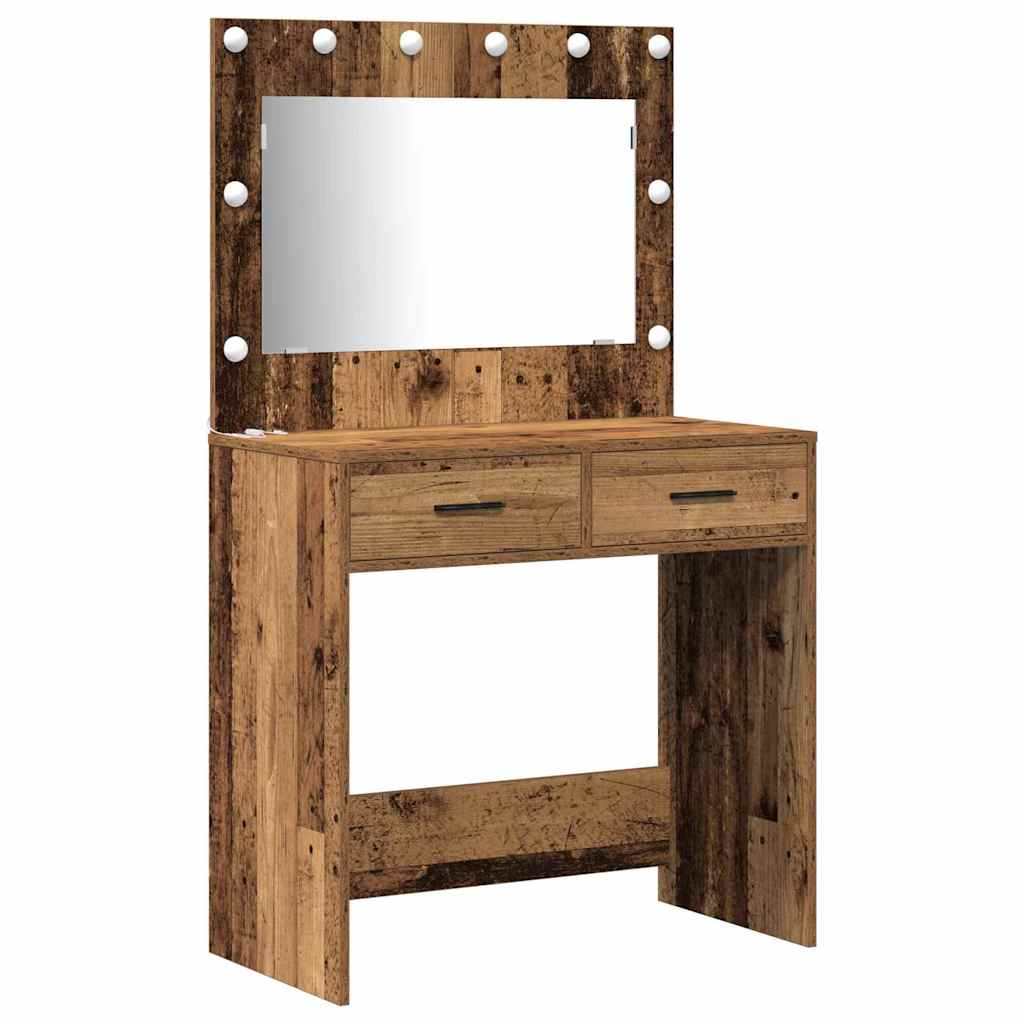 vidaXL Τραπέζι περιποίησης 2 τμχ. Καφέ 40 x 41 x 75 εκ
