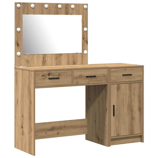 vidaXL Τραπέζι περιποίησης με συρτάρι 2 pcs Καφέ 40 x 41 x 75 εκ