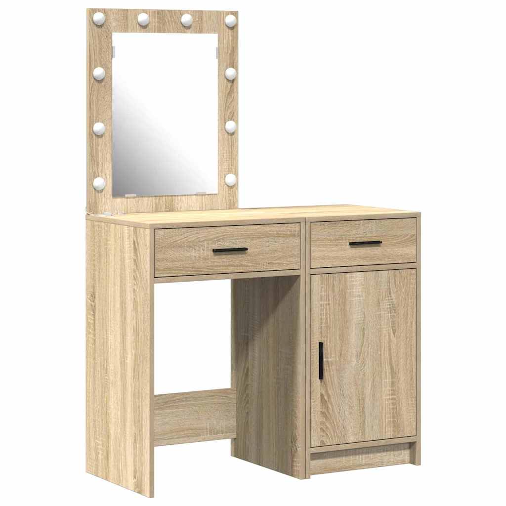 vidaXL Τραπέζι περιποίησης 2 τμχ. Καφέ 50 x 41 x 135 εκ