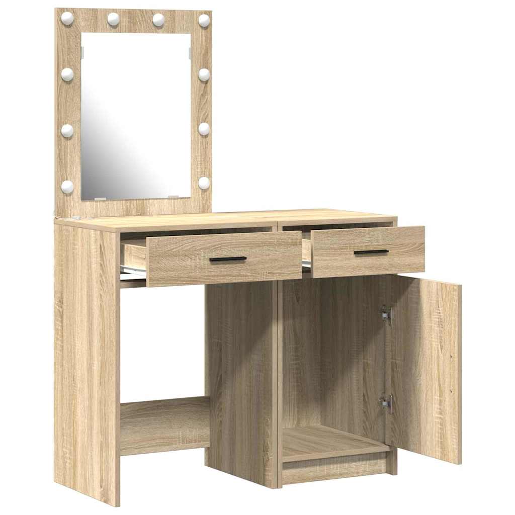 vidaXL Τραπέζι περιποίησης 2 τμχ. Καφέ 50 x 41 x 135 εκ