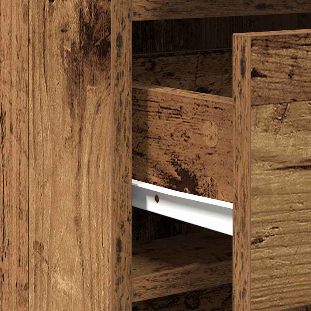 vidaXL Τραπέζι περιποίησης με συρτάρι 2 pcs Καφέ 50 x 41 x 135 εκ