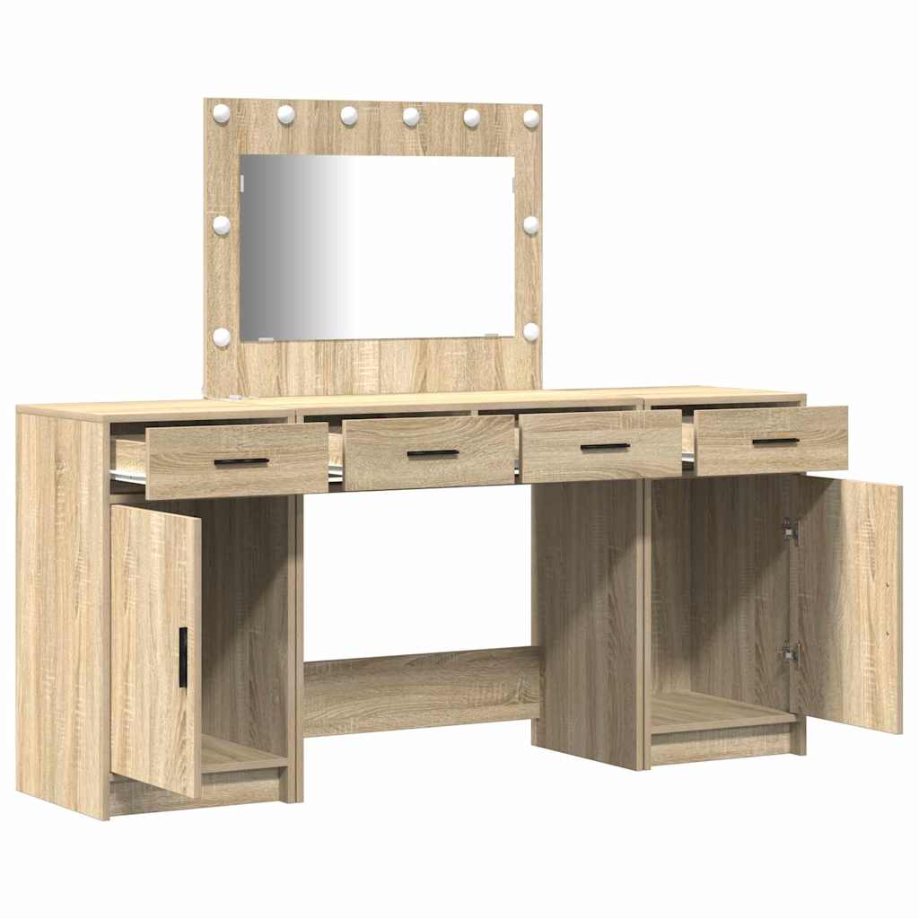 vidaXL Τραπέζι περιποίησης 3 τμχ. Καφέ 78,5 x 41 x 135 εκ