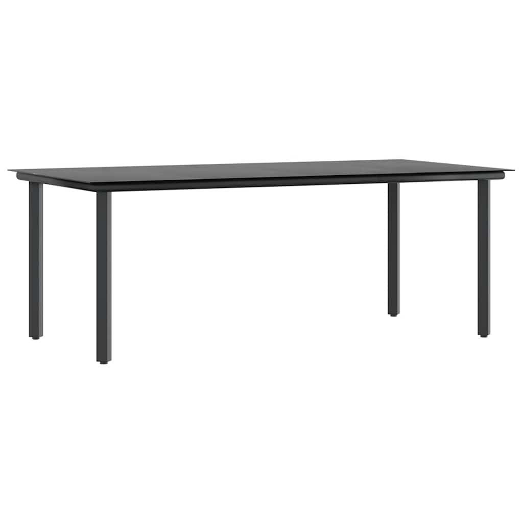 vidaXL Σετ Τραπεζαρίας Κήπου 7 τεμ. Καφέ Συνθ. Ρατάν / Γυαλί Μαξιλάρια