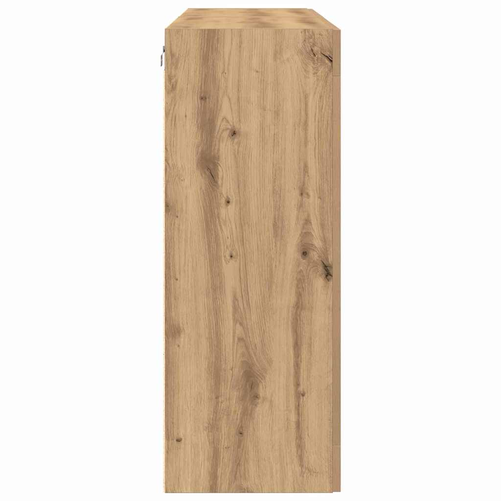 vidaXL Τοίχου Ντουλάπια 2 τμχ Artisan Oak 69,5 x 34 x 90 cm, Κατασκευασμένο Ξύλο