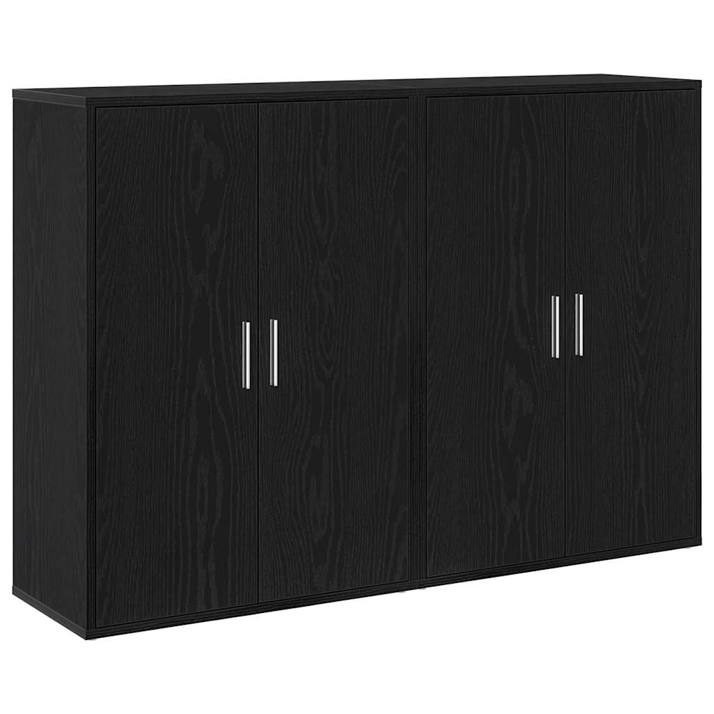 vidaXL Μπουφές Μαύρη δρυς 60 x 31 x 84 εκ Επεξεργασμένο ξύλο