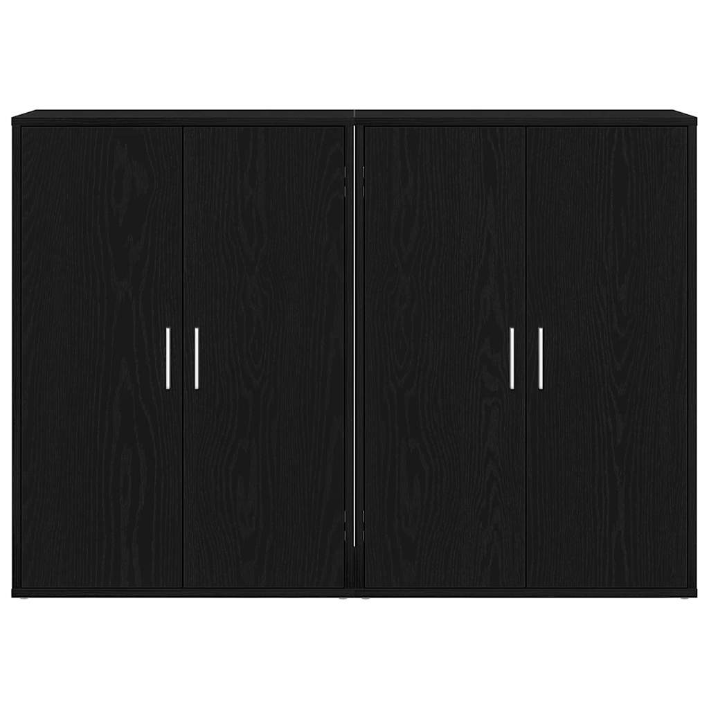 vidaXL Μπουφές Μαύρη δρυς 60 x 31 x 84 εκ Επεξεργασμένο ξύλο