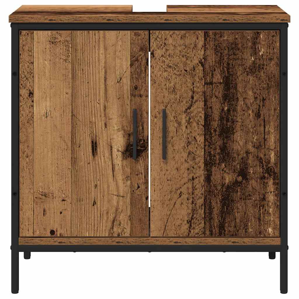 vidaXL Σετ Επίπλων Μπάνιου με αποθήκευση 2 pcs Καφέ 60 x 30 x 60 cm