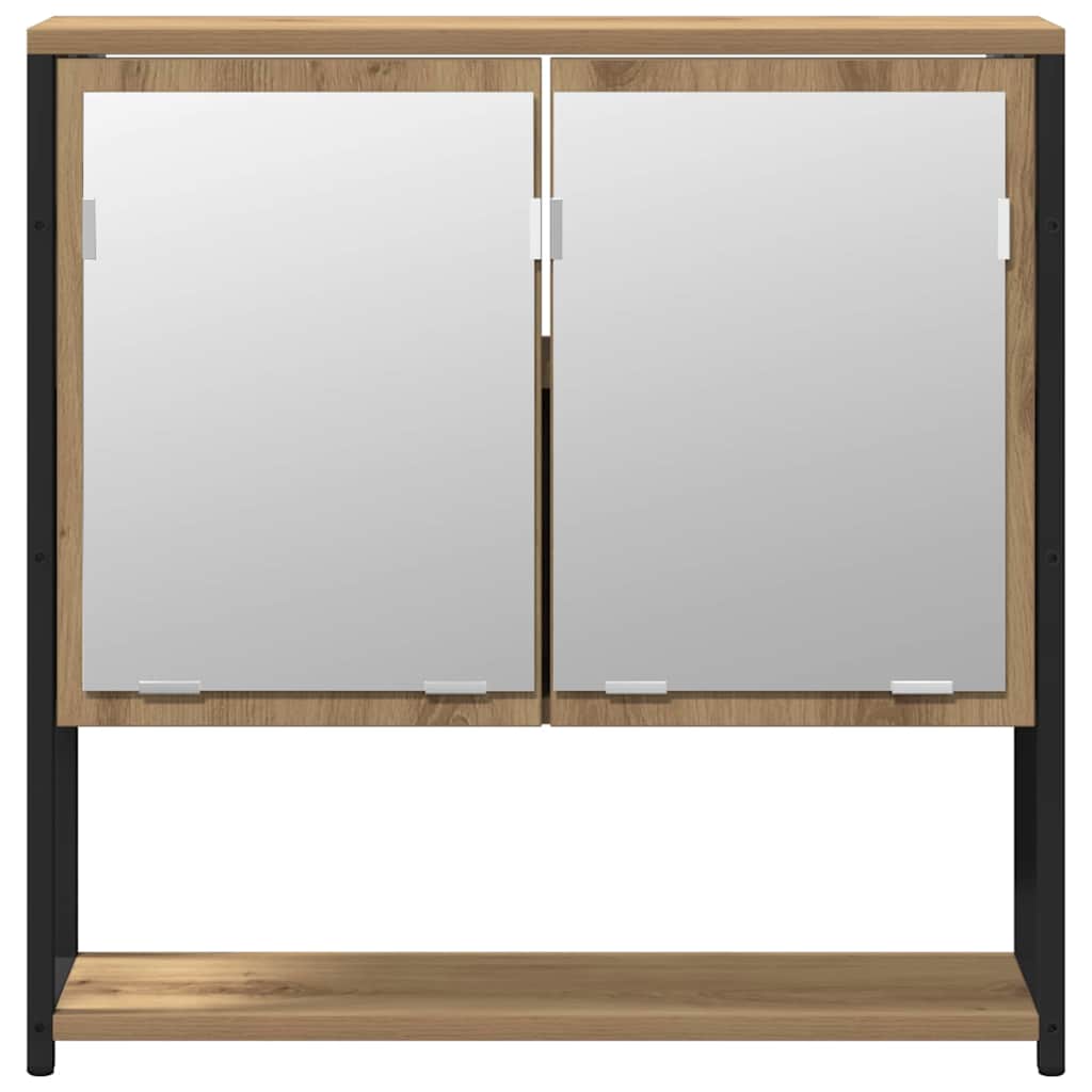 vidaXL Σετ Επίπλων Μπάνιου με αποθήκευση 2 pcs Καφέ 60 x 30 x 60 cm