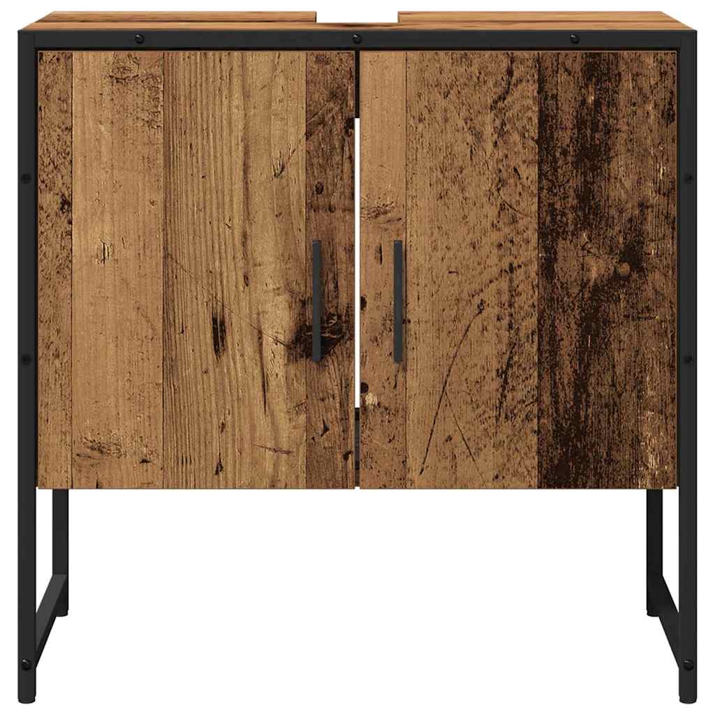 vidaXL Σετ Επίπλων Μπάνιου με αποθήκευση 2 pcs Καφέ 60 x 33 x 60 εκ