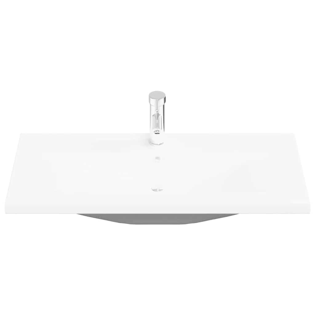 vidaXL Σετ Έπιπλα Μπάνιου Επιτοίχιο 3 pcs Μαύρη Οξυά 90x38.5x46cm