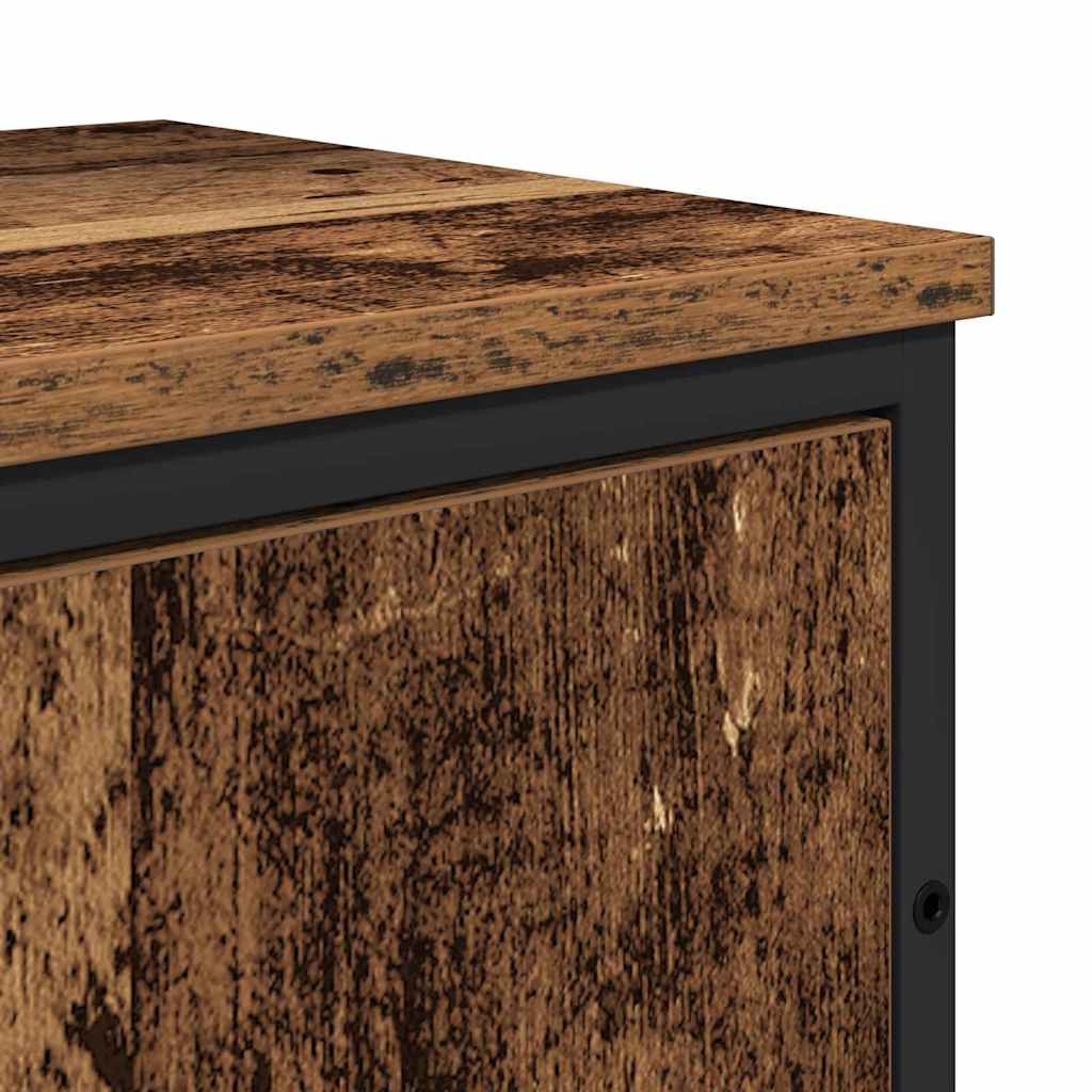 vidaXL Σετ Επίπλων Μπάνιου με αποθήκευση 2 pcs Καφέ 80 x 33 x 60 εκ