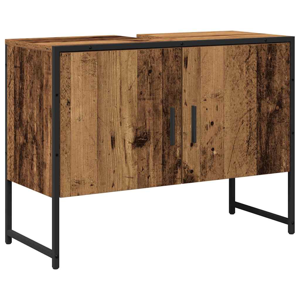 vidaXL Σετ Επίπλων Μπάνιου 2 τμχ. Καφέ 80 x 33 x 60 εκ