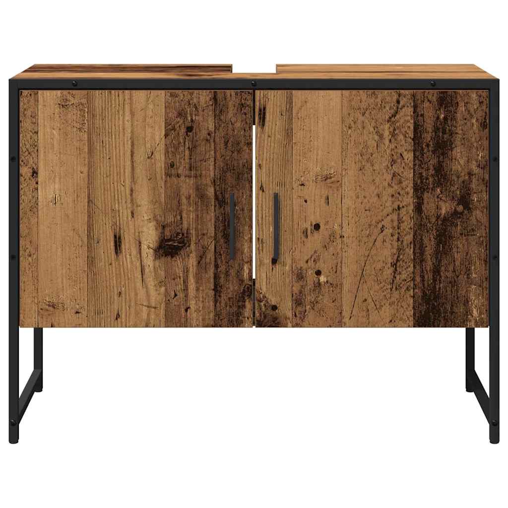 vidaXL Σετ Επίπλων Μπάνιου 2 τμχ. Καφέ 80 x 33 x 60 εκ