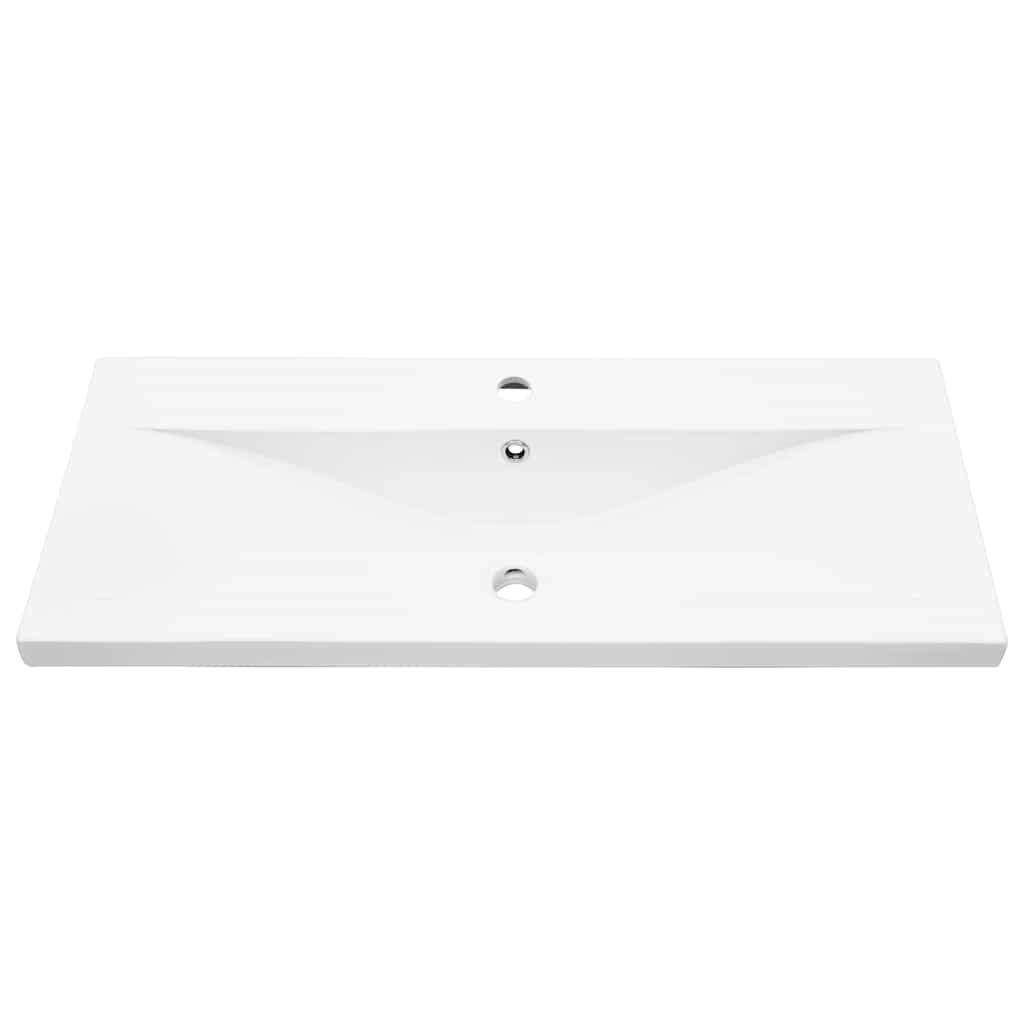 vidaXL Σετ Επίπλων Μπάνιου με πόρτα 3 pcs Μαύρη Οξυά 90 x 38.5 x 46 cm