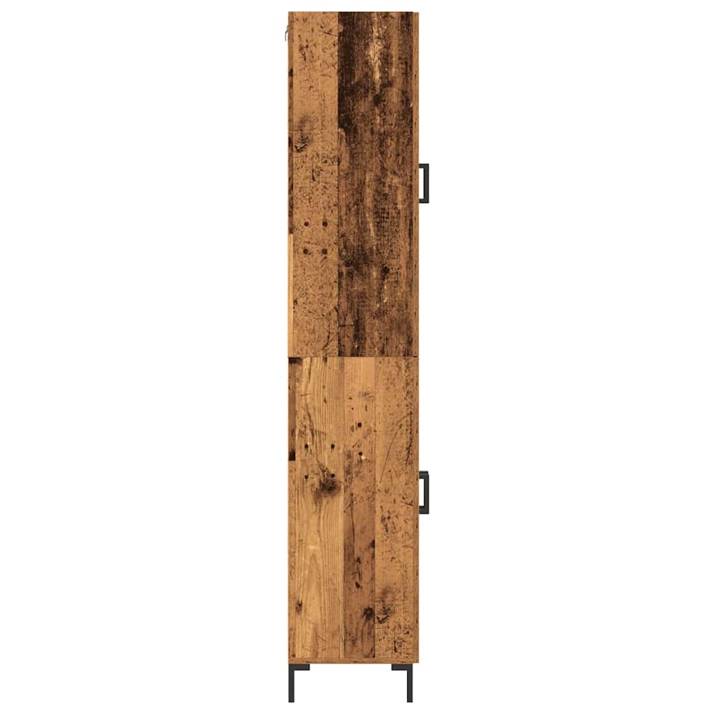 vidaXL Μπουφές με Τοίχο Ψηλά από Παλιό Ξύλο