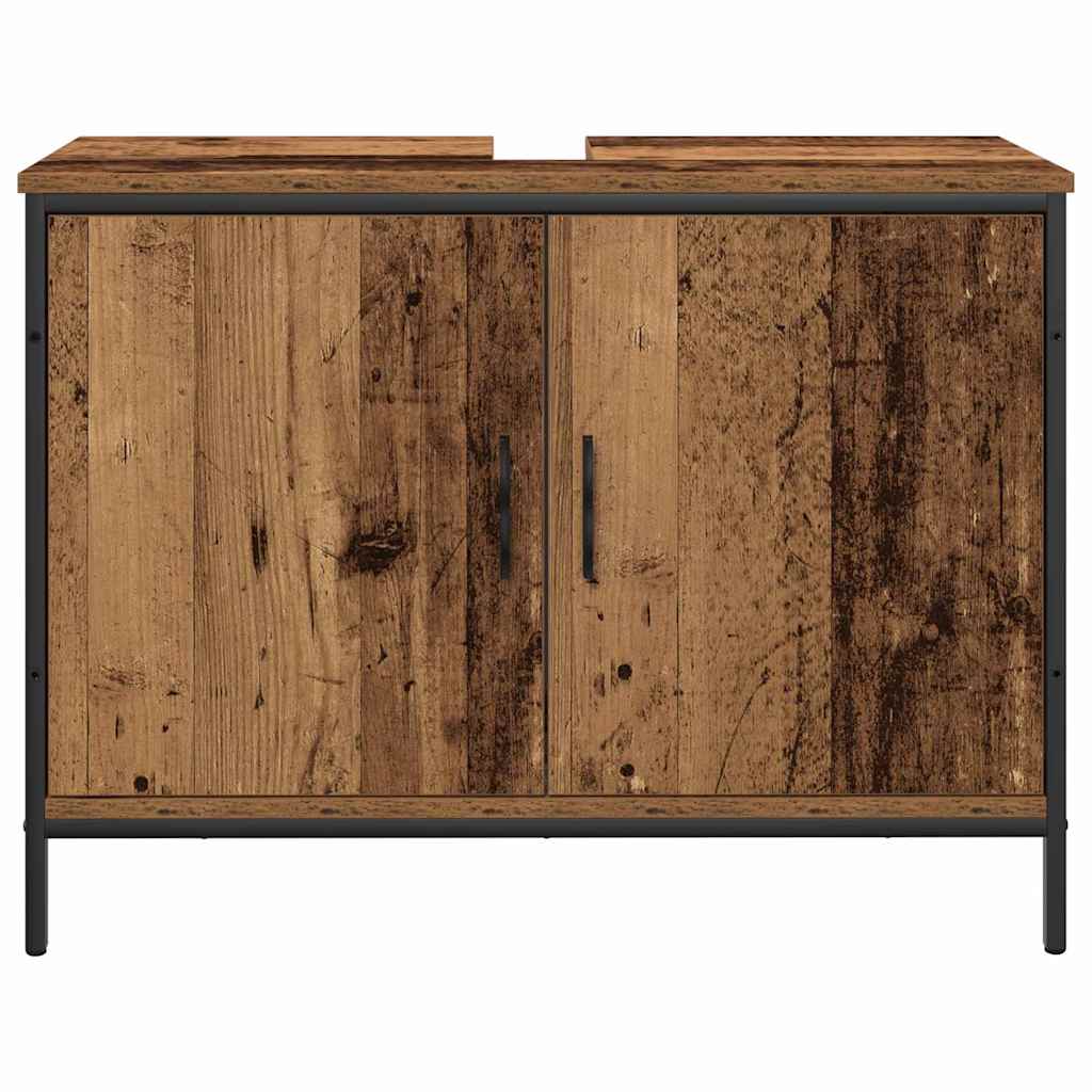 vidaXL Σετ Επίπλων Μπάνιου με αποθήκευση 3 pcs Καφέ 80 x 30 x 44 εκ.