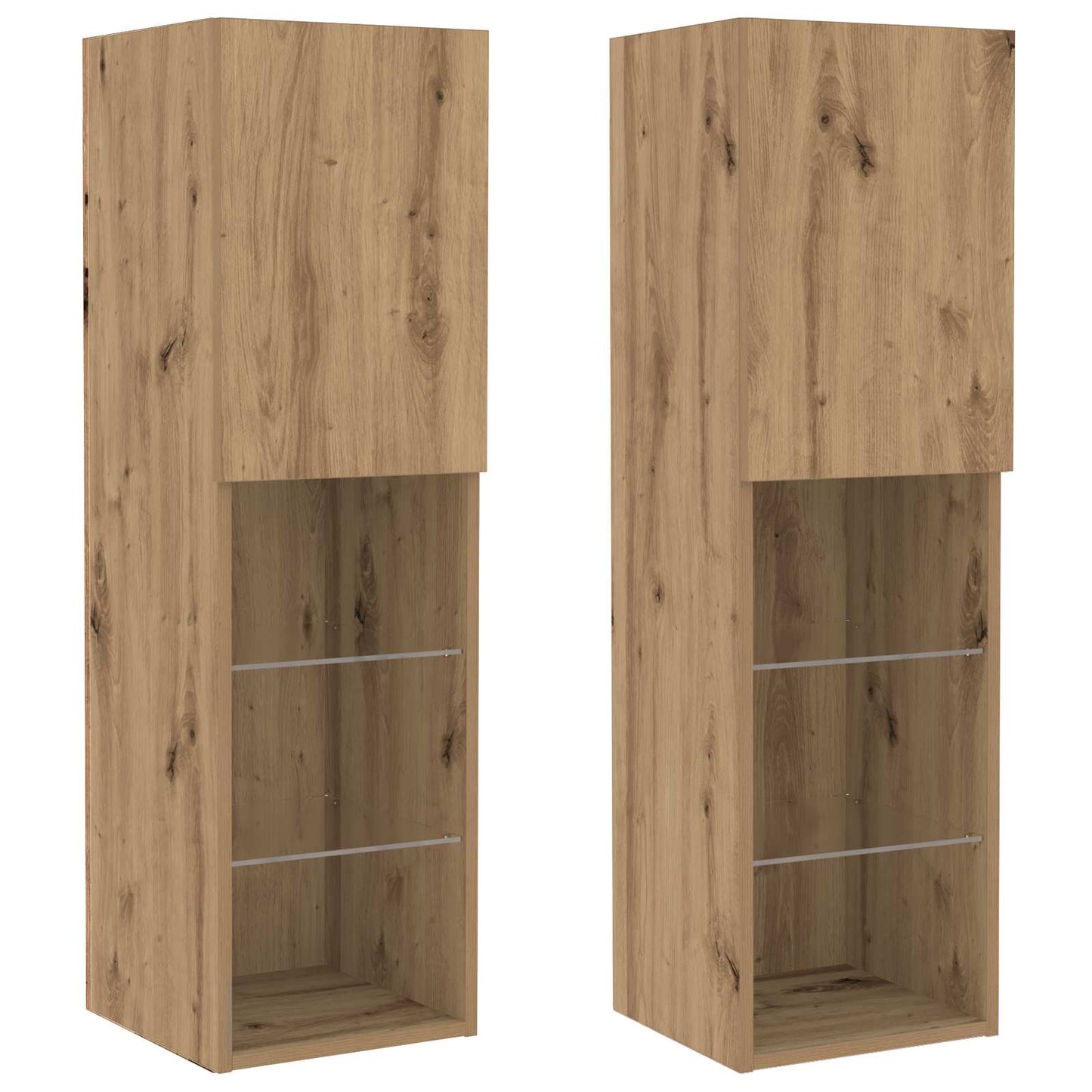 vidaXL Σετ επίπλου τηλεόρασης 6 pcs artisan δρυς Επεξεργασμένο ξύλο