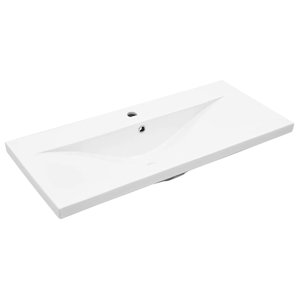 vidaXL Σετ Επίπλων Μπάνιου 5 pcs Μαύρη Οξυά Επεξεργασμένο ξύλο