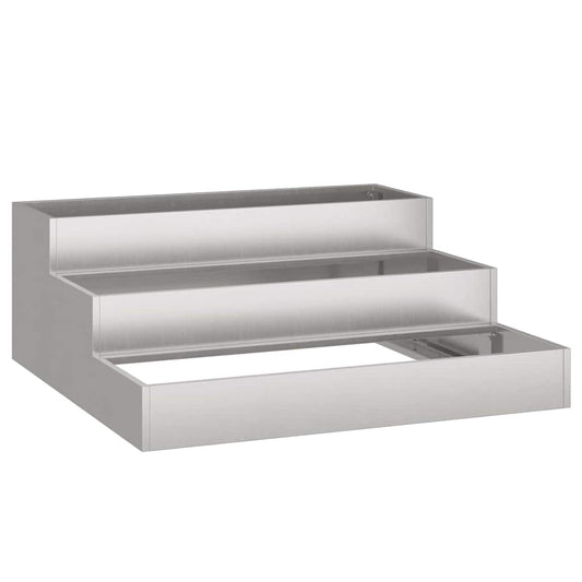 vidaXL Γλάστρα Κήπου Σκ rusty 90 x 90 x 35 εκ