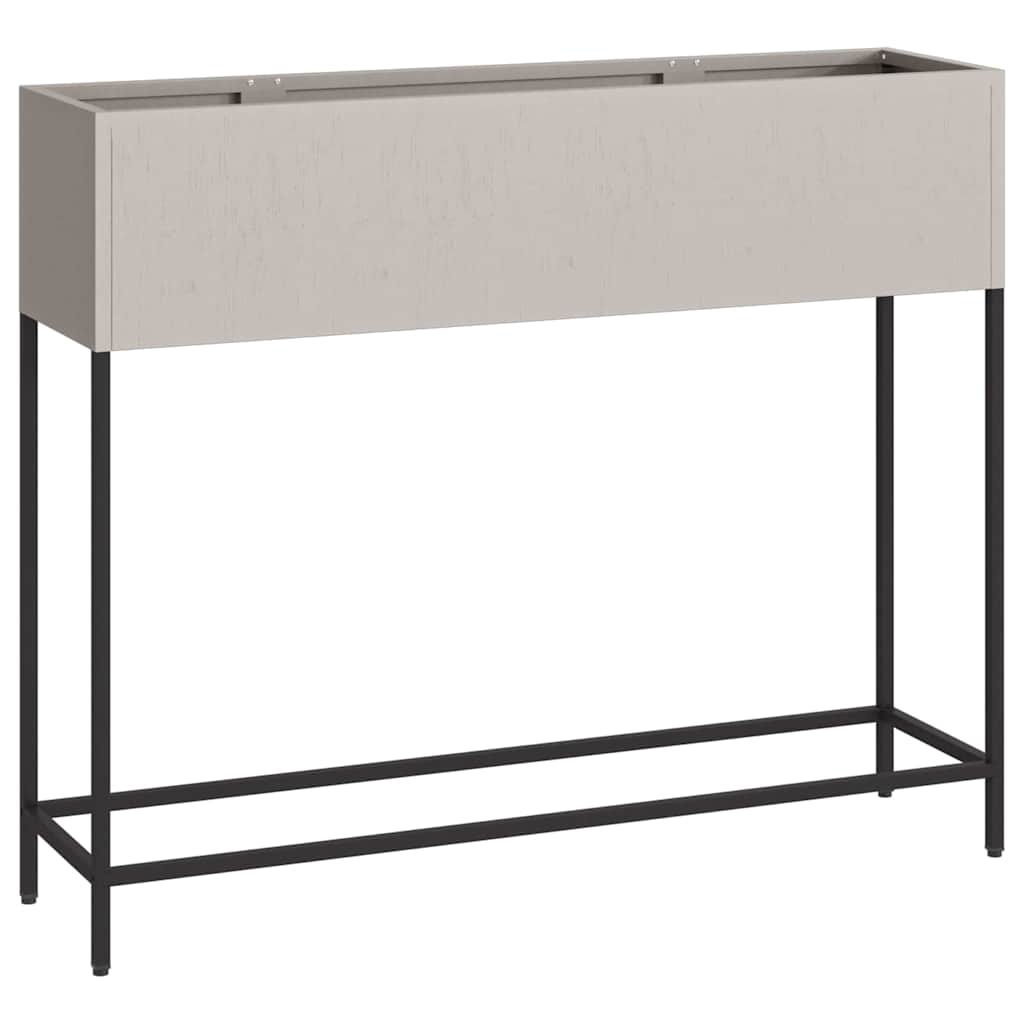 vidaXL Υψωμένη Γλάστρα Κήπου Σκ rusty 100 x 26 x 82 εκ Ατσάλι