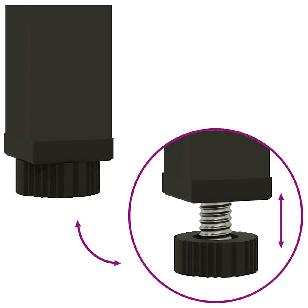 vidaXL Υψωμένη Γλάστρα Κήπου Σκ rusty 60 x 26 x 45 εκ