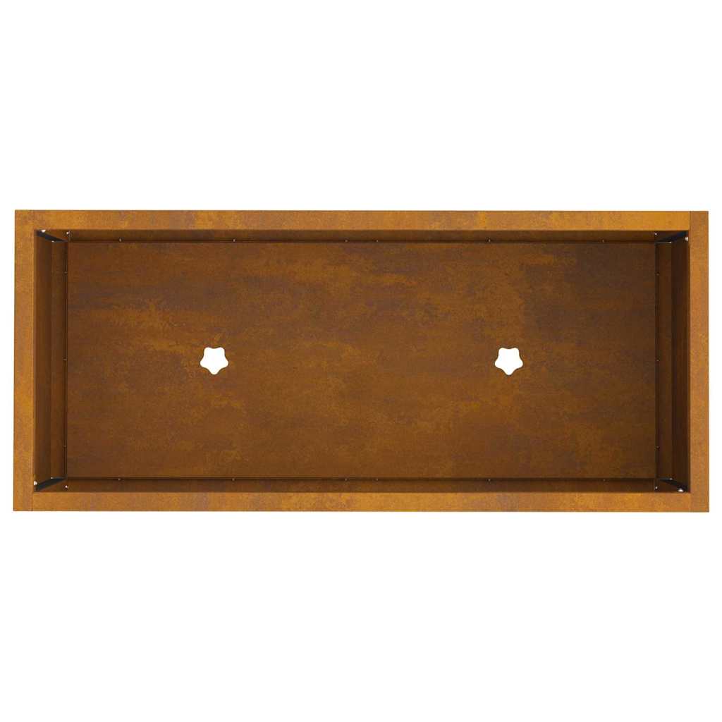 vidaXL Υψωμένη Γλάστρα Κήπου Σκ rusty 60 x 26 x 45 εκ