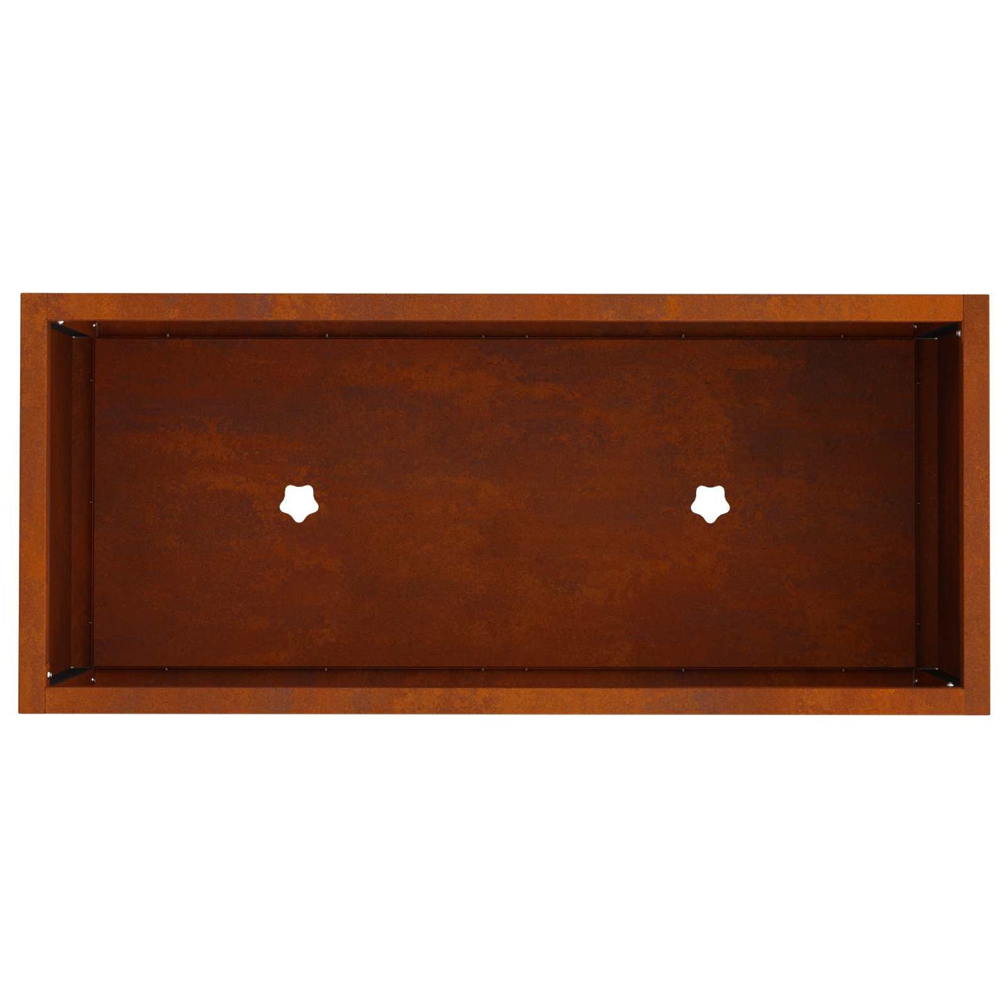 vidaXL Υψωμένη Γλάστρα Κήπου Σκ rusty 60 x 26 x 45 εκ
