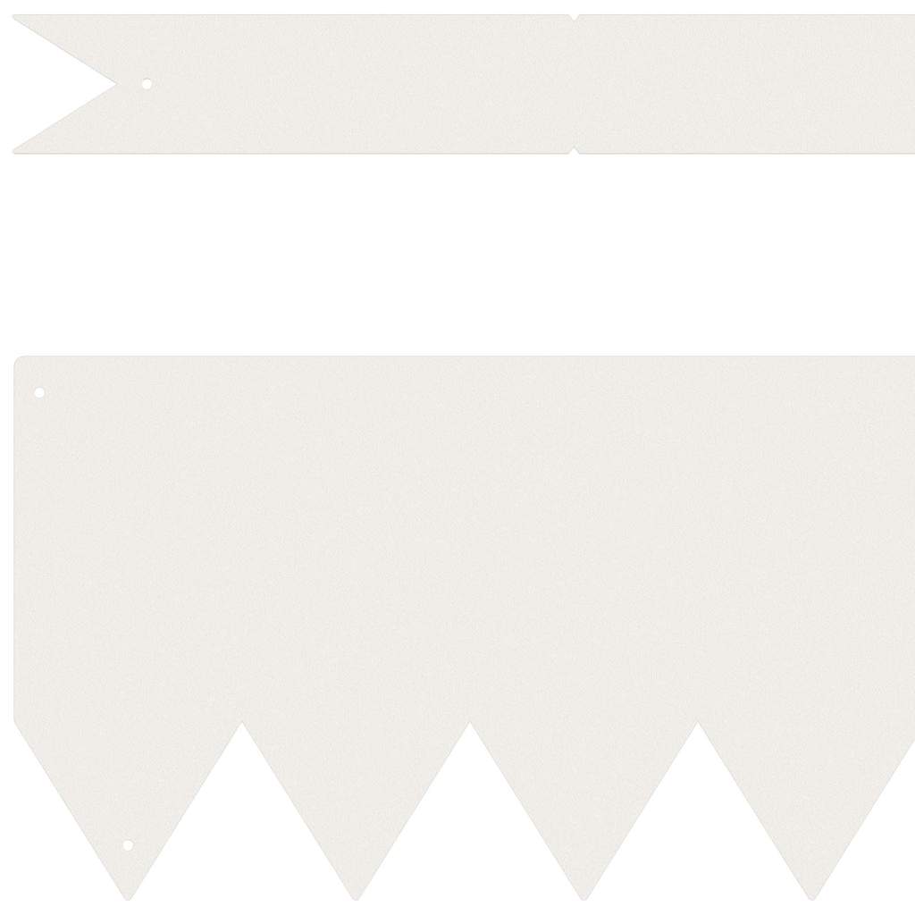 vidaXL Περίγραμμα γκαζόν 30 pcs Λευκό 100 x 0.05 x 20 εκ