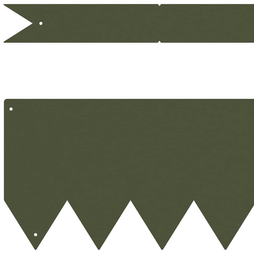 vidaXL Περίγραμμα γκαζόν 30 pcs Ελιά Πράσινη 100 x 0.05 x 20 εκ