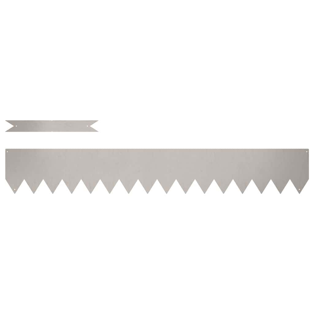 vidaXL Περίγραμμα γκαζόν 20 pcs Καφέ 100 x 0.05 x 20 εκ